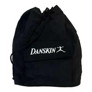 Danskin Kordelzug Cinch Tasche Beuteltasche Tanz Nylon Taschen schwarz Neu mit Etikett - Bild 1 von 10