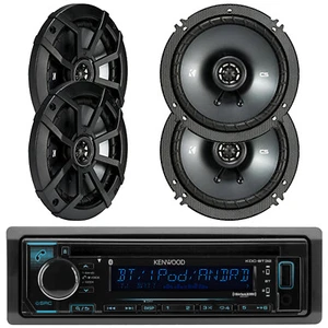 Kenwood KDC-BT32 1-DIN Bluetooth CD/MP3 Receiver, 4x 6.5" 600W Max Speakers - Picture 1 of 3