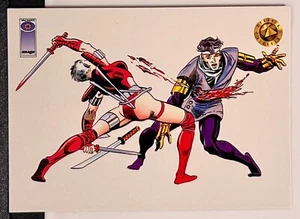 1993 Ninjak Falls 50 Deathmate The Upper Deck Trading Card - Picture 1 of 2