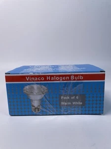 Vinaco Par20 Bulbs, 6 Pack 120V 50W Par20 Flood Light Bulbs, Assorted Styles - Picture 1 of 5