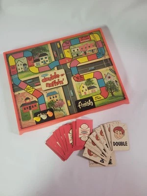 Remco Double Or Nothin vintage boardgame 1959 50s Follow the leader game  - Image 1 of 4