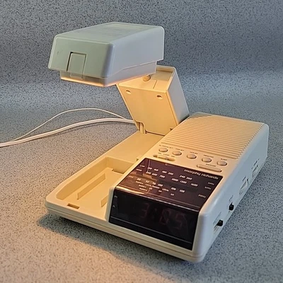 Vintage Morphy Richards CR327 Digital Clock 3 Band Radio Alarm With Lamp Working - Image 1 of 4