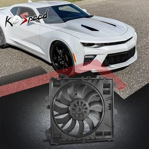 OE Style Radiator Cooling Fan Assembly for Cadillac ATS CTS Camaro 2016-2020 - Picture 1 of 7