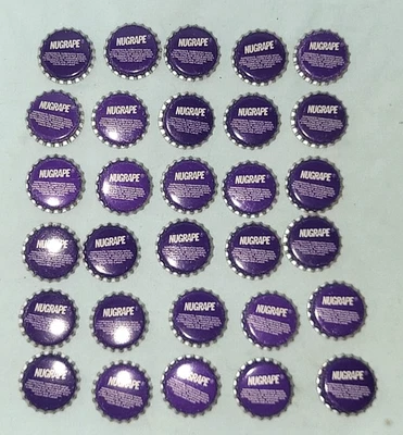 30 Vintage Nugrape Soda Bottle Caps Old Stock - Image 1 of 3