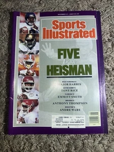 Sports Illustrated Magazine  November 27  1989 - Five for the Heisman - Picture 1 of 6