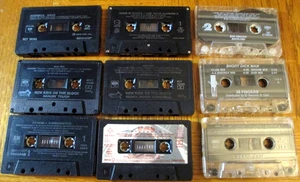 "9" CASSETTE LOT '90s Pearl Jam New Kids Def Leppard Guns N Roses etc Canada Imp - Picture 1 of 20