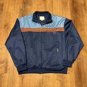 Vintage Coogi Full Zip Sweater Track Jacket Y2K Mens 2XL Lined Sweatshirt Blud - Picture 1 of 9