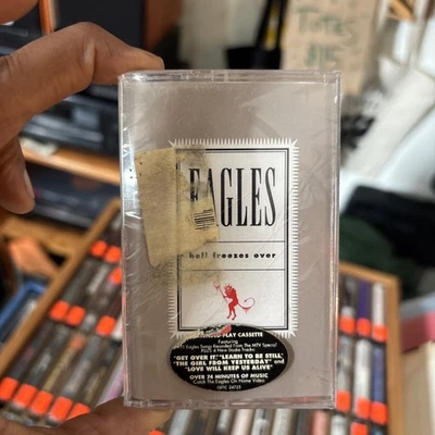 Hell Freezes Over by Eagles (Cassette, Nov-1994, Geffen) SEALED NOS HYPE STICKER - Image 1 of 4