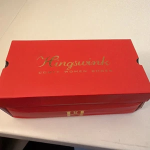 Hingswink Comfy Woman Shoes Black Sandal. 2 In Heal Size 6 Leather Open Toe - Picture 1 of 8