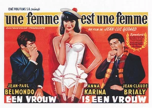 Une femme est une femme Jean-Luc Godard Film Poster Druck 2 - Bild 1 von 1