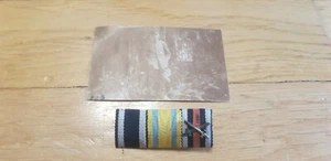 WWI WWII Ribbon Bar German Wermacht with Photo - Picture 1 of 8
