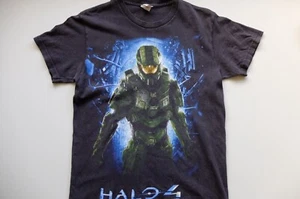 Vintage Halo 4 Microsoft Xbox Promotional Game Graphic T-tshirt XS Black 2004 - Picture 1 of 7