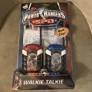 Power Rangers Ninja Storm Walkie Talkie Inc clip da cintura estraibile JMC nuovo sigillato - Foto 1 di 2