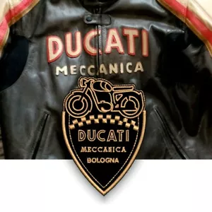 DUCATI MECCANICA patch parche bordado brode toppa 6x9cm (compatible product) - Foto 1 di 2