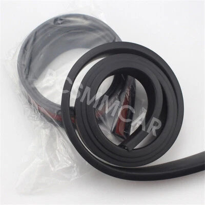 Car Fender Flare Protector Extension Wheel Eyebrow Arch Lip Moulding Trim Rubber - Image 1 of 4