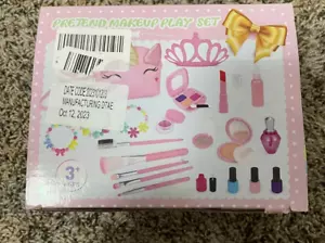 Pretend Makeup Kit for Toddlers Girls, Play Makeup Set for Kids 3-5 New/Open Box - Picture 1 of 6