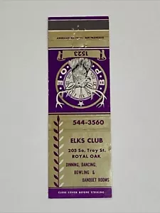 DE COLECCIÓN CUBIERTA MATCHBOOK BPOE Lodge, 1523 Royal Oak, Michigan - Imagen 1 de 2