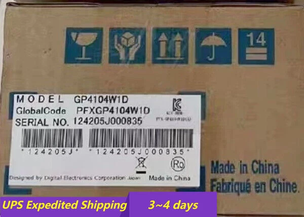 Pro-Face Proface PFXGP4104W1D Touch Screen UPS Shipping - Image 1 of 1