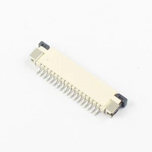 5Pcs FPC FFC 1mm 1.0mm Pitch 18 Pin Drawer Type Flat Connector Top Contact - Foto 1 di 5