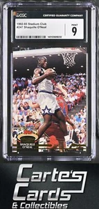 Shaquille O'Neal 1992-93 Topps Stadium Club #247 Orlando Magic CGC 9 - Picture 1 of 2