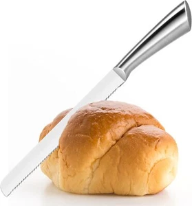 lifhap serrated bread knife pastry-slicer - 10 inch/24cm bladeone-piece sta - Picture 1 of 7
