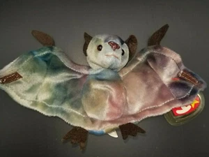 Ty Beanie Baby - BATTY the Tie-Dyed Bat (4.5 Inch) MINT with MINT TAGS - Picture 1 of 6
