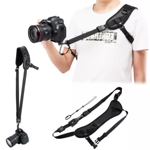 Camera Shoulder Quick Release Strap fr Canon 5DM4 5DM3 6DM2 7DM2 90D 80D 77D 70D - Picture 1 of 12