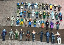 Vintage (1980's) Hasbro 3.75 GI Joe Figure Lot (46) Some Rare And Some Modern