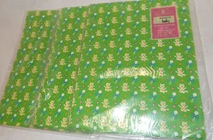Set of 3 Packages of Vintage Baby Gift Wrap by American Greetings New In Package - Picture 1 of 3