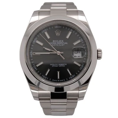 Rolex 41mm Datejust II MINT GREEN Stick Dial Oyster Stainless Steel Watch 116300 - Image 1 of 4