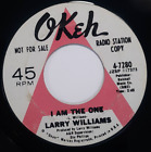 N.  SOUL 45 RPM PROMO LARRY WILLIAMS, YOU ASK FOR GOOD REASON / I AM THE ONE