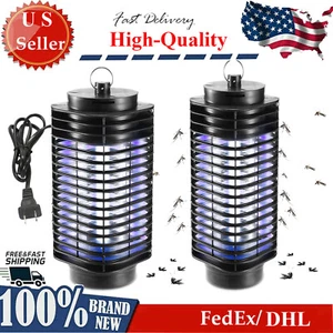 2pack Bug Zapper for Indoor Outdoor, Rechargeable Mosquito Zapper with LED Light - Picture 1 of 16