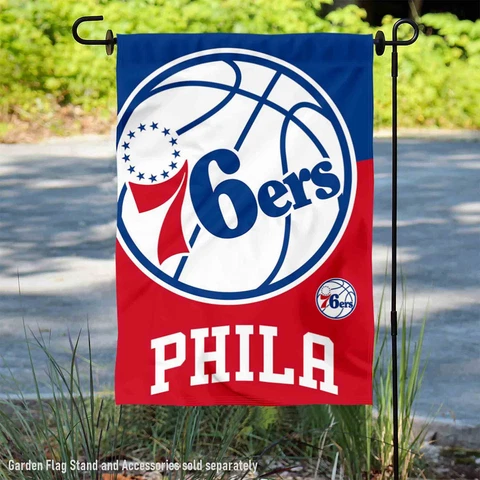 Philadelphia 76ers Garden Yard Banner Flag Cover