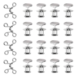 4 conjuntos prácticos pantalones de mezclilla ajustables sin hebilla pantalones de mezclilla cintura ajuste de talla - Imagen 1 de 12