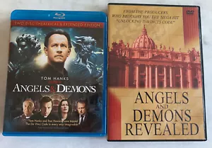 Angels & Demons (Blu-ray, 2009)/ Angels & Demons Revealed DVD Documentary Lot - Picture 1 of 5