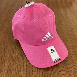Adidas Girls Youth Saturday Baseball Hat Pink Adjustable NEW - Picture 1 of 7