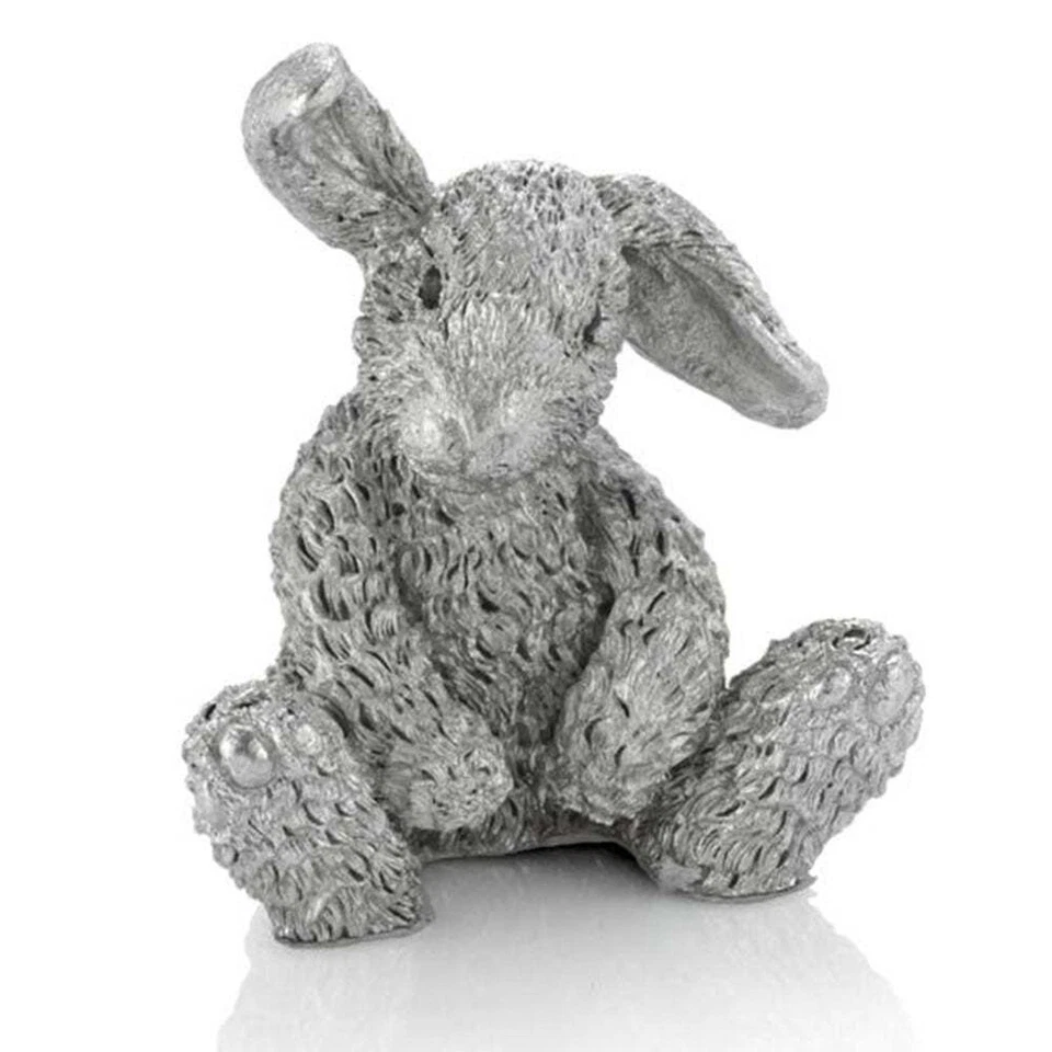Royal Selangor Figurine de lapin noisette en étain fini à la main de la collecti Foto 1 de 1