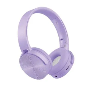 Laser Bluetooth 5.3 Wireless Headphones Purple Foldable 15Hr Battery - Picture 1 of 4