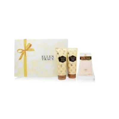  ELLEN TRACY 3 PC Gift Set 3.4 EDP Spray - 3.4oz Body Lotion - 3.4oz Shower Gel - Image 1 of 3