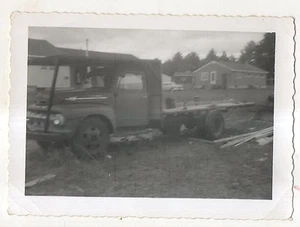 1952 Ford Flatbed Truck Original 1959 Antique Photograph - Picture 1 of 2