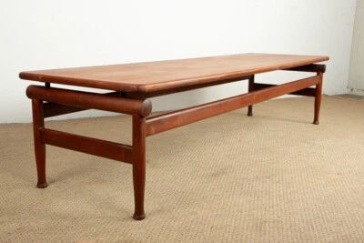 Meuble banc Danois en Teck par Kai Lyngfeldt-Larsen pour Søborg Mobelfabrik 1960 - Photo 1/4