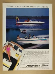 1990 American Skier Volante & Legend Boats vintage print Ad - Picture 1 of 1
