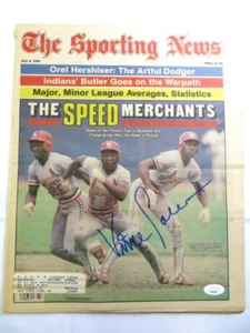 Vince Coleman Autographed Newspaper Sporting News 1985 Cardinals JSA AH03387 - Picture 1 of 4