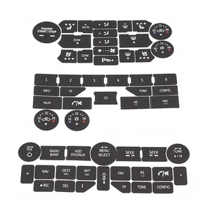 Button Repair Repair Stickers Intrerior Accessories For SAAB 3rd Gen 9-5NG 9-4X - Picture 1 of 22