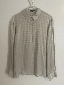 zanella womens Silk Blouse Printed Size 12 - Picture 1 of 4