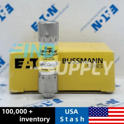 10PCS BUSSMANN LP-CC-4 LPCC4 4A 600V Time-delay Fuse USA Fast Delivery - Image 1 of 4