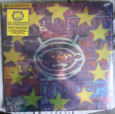 U2 Zooropa LIMITED EDITION 30th Anniversary Edition NEW YELLOW COLORED VINYL 2LP - Image 1 of 4