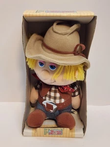Vintage Plush 1983 Cowboy Plush Doll 10" Tall Town People in the Original Box - Picture 1 of 7