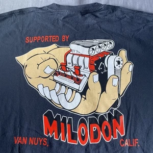Milodon Shirt Herren 2XL GASSER DRAG NASCAR RACE ENGINE Van Nuys California - Bild 1 von 6