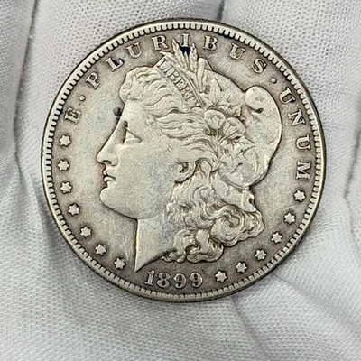 1899-S $1 Morgan Silver Dollar One San Francisco Mint 90% US Coin SEMI-KEY DATE! - Image 1 of 4